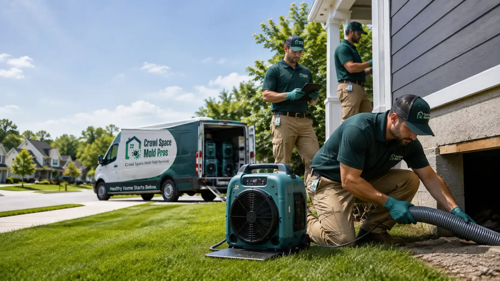 Crawl Space Mold Removal in Poolesville, MD